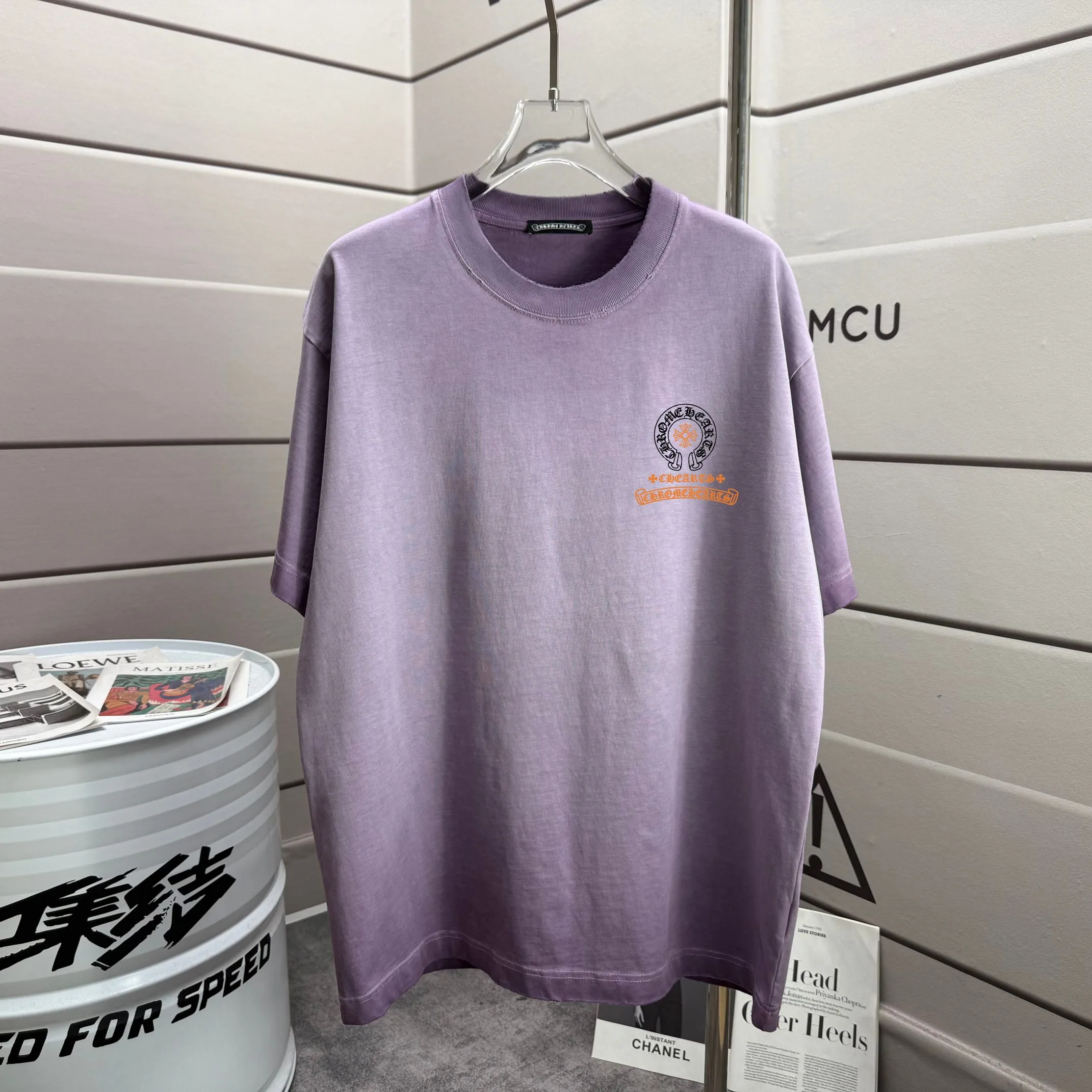 # 90 CH 2026 New Arrival tee Same Style : Purple Size :S M L XL XXL Size： S （90-130 ） M （120-150 ） L （140-165 ） XL （160-180 ） XXL （180 ）